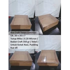 Kotak Makan Berbahan Kertas Craft 350 gr Tutup Mika Uk. 20 x 20 x 7 cm 1