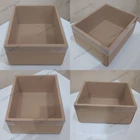 Kotak Souvenir Berbahan Kertas Craft Uk. 20 x 16 x 10 cm ( Min 100 pcs ) 1