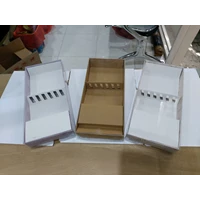 Kotak Souvenir Sendok Isi 6 Berbahan Kertas Uk. 21 x 9.5 x 2.7 cm